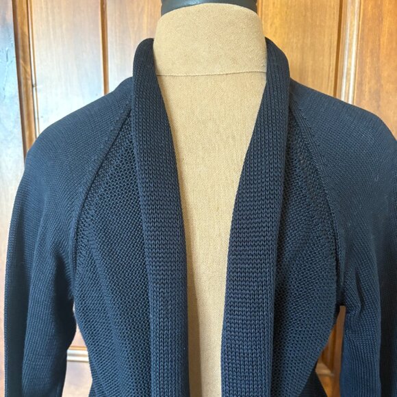 Peruvian Connection Cardigan. Size Large. Blue. - Picture 3 of 6